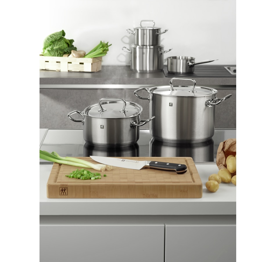 Zwilling Twin Classic, 9pc 18/10 brushed stainless steel cookware