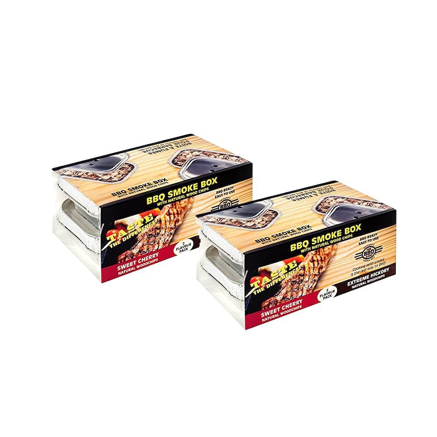 Image 702094.jpg, Product 702-094 / Price $22.99, Natural Woodchips BBQ Smoke Box - Sweet Cherry & Extreme Hickory (2-pack) from Dolce & Gourmando on TSC.ca's Kitchen department