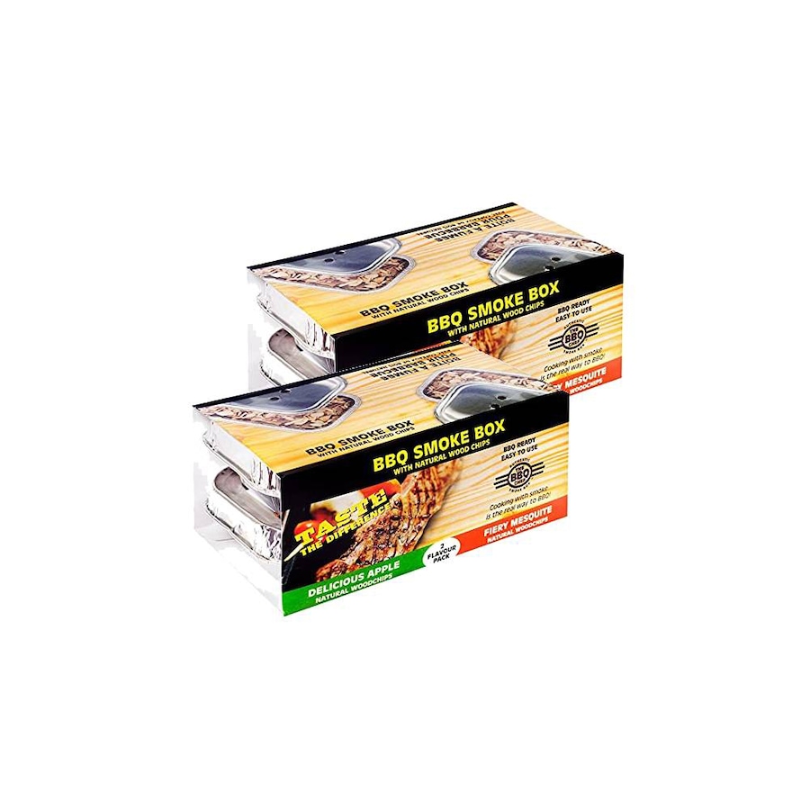 Image 702095.jpg, Product 702-095 / Price $22.99, Natural Woodchips BBQ Smoke Box - Delicious Apple & Fiery Mesquite (2-pack) from Dolce & Gourmando on TSC.ca's Kitchen department