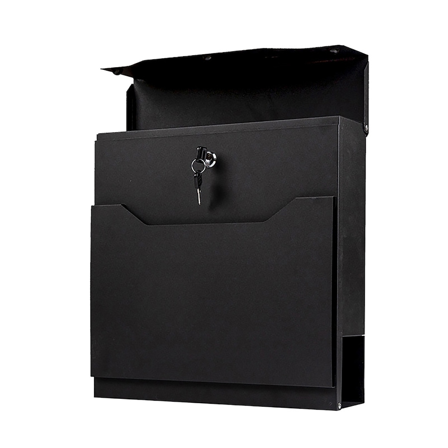 Image 702113_ALTMORE1.jpg, Product 702-113 / Price $99.99, Fine Art Living Black Modern Vertical Wall-Mounted Steel Mailbox from Fine Art Lighting on TSC.ca's Home & Garden department