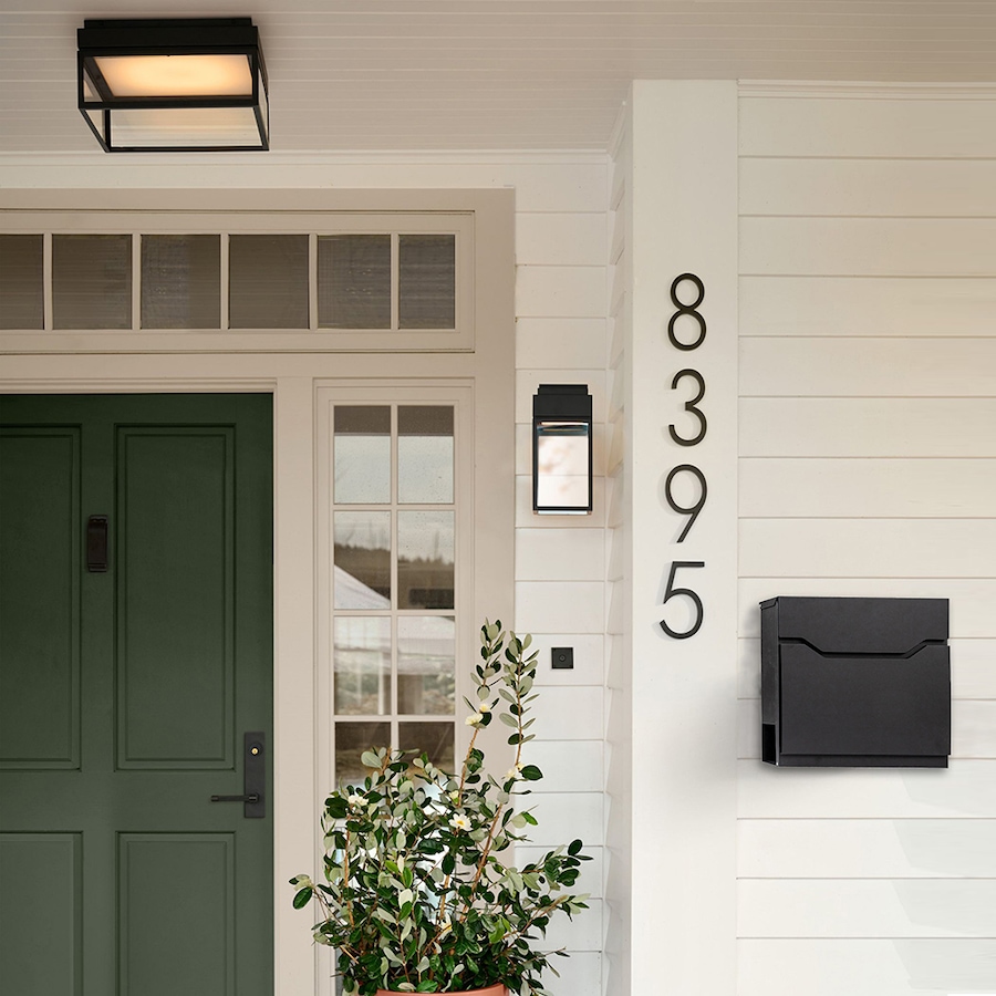 Image 702113_ALTMORE502.jpg, Product 702-113 / Price $99.99, Fine Art Living Black Modern Vertical Wall-Mounted Steel Mailbox from Fine Art Lighting on TSC.ca's Home & Garden department