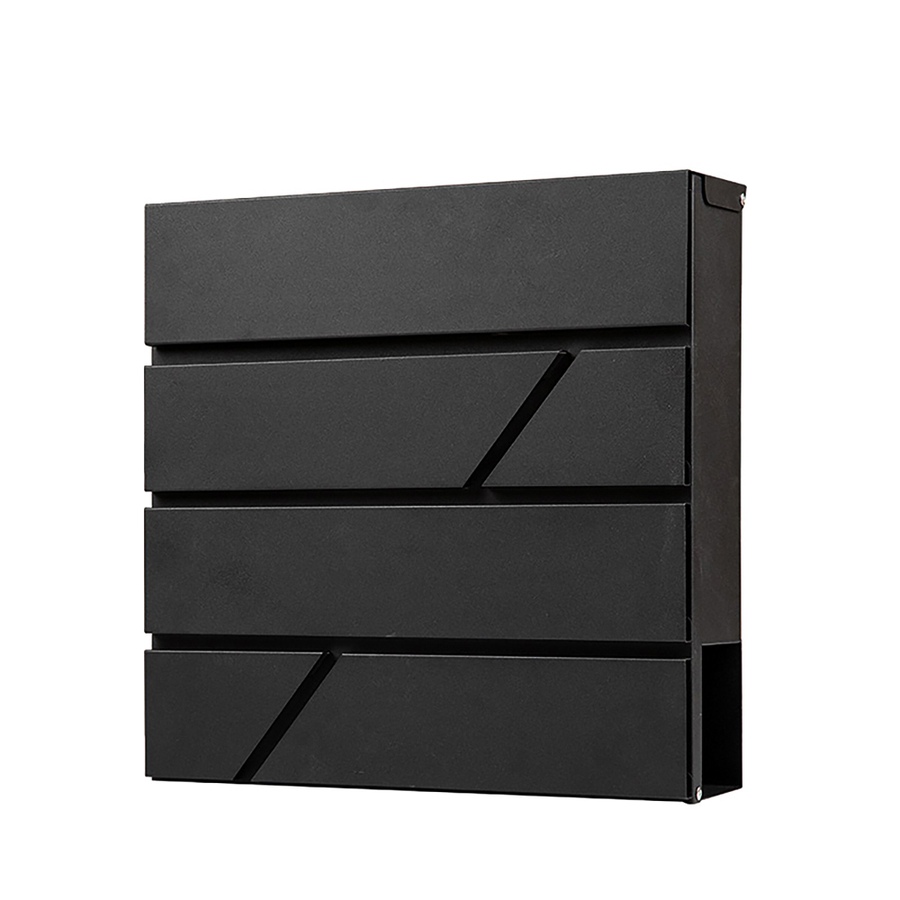 Image 702114_ALTMORE1.jpg, Product 702-114 / Price $99.99, Fine Art Living Black Fashionable Vertical Wall-Mounted Steel Mailbox from Fine Art Lighting on TSC.ca's Home & Garden department