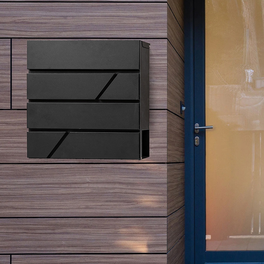 Image 702114_ALTMORE500.jpg, Product 702-114 / Price $99.99, Fine Art Living Black Fashionable Vertical Wall-Mounted Steel Mailbox from Fine Art Lighting on TSC.ca's Home & Garden department