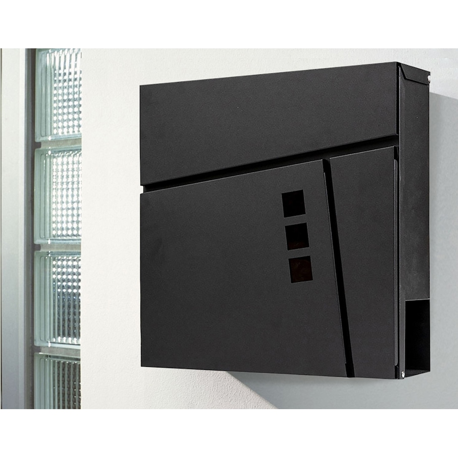Image 702115_ALTMORE4.jpg, Product 702-115 / Price $99.99, Fine Art Living Black Trendy Vertical Wall-Mounted Steel Mailbox from Fine Art Lighting on TSC.ca's Home & Garden department