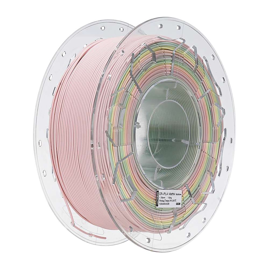 Image 702252.jpg, Product 702-252 / Price $25.99, Creality CR-PLA Matte Filament (1.75 mm, 1 kg, matte rainbow) from Creality on TSC.ca's Electronics department