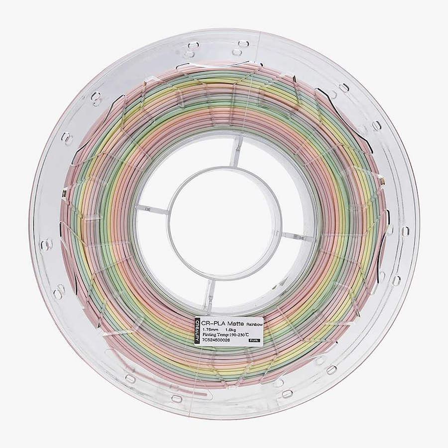 Image 702252_ALTMORE1.jpg, Product 702-252 / Price $25.99, Creality CR-PLA Matte Filament (1.75 mm, 1 kg, matte rainbow) from Creality on TSC.ca's Electronics department