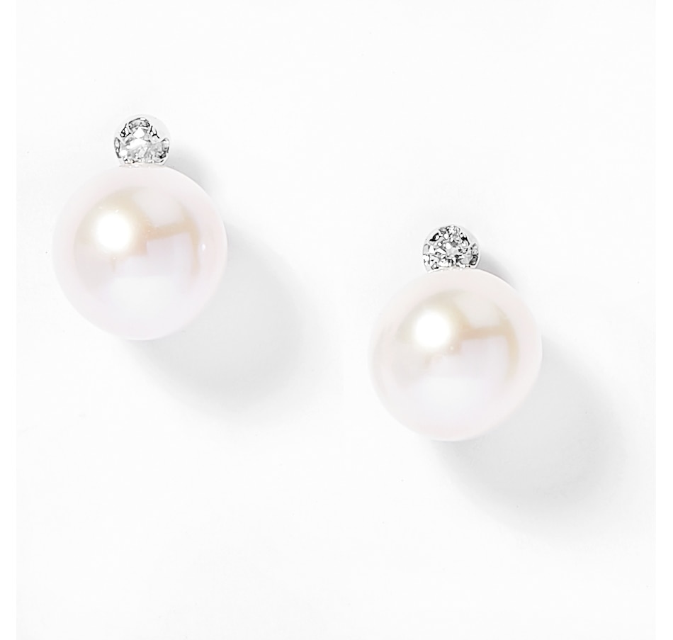 Jewellery - Earrings - Stud Earrings - AMOUR Pearls Sterling Silver 8-8 ...