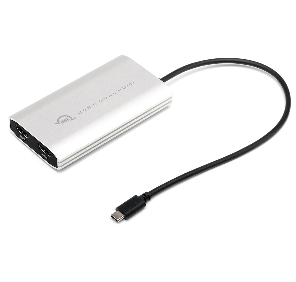 Image 702298.jpg, Product 702-298 / Price $137.99, OWC USB-C to Dual HDMI 4K Display Adapter with DisplayLink from OWC on TSC.ca's Electronics department