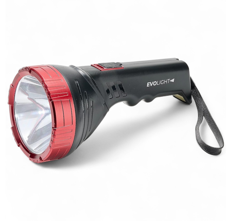 Image 702304_BKRE.jpg, Product 702-304 / Price $29.99, EVOLight Rechargeable LED Flashlight with Built-In Power Bank from EVO on TSC.ca's Home & Garden department