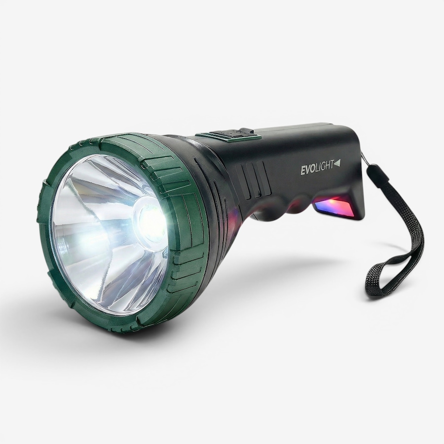 Image 702304_BLKHN.jpg, Product 702-304 / Price $49.99, EVOLight Rechargeable LED Flashlight with Built-In Power Bank from EVO on TSC.ca's Home & Garden department