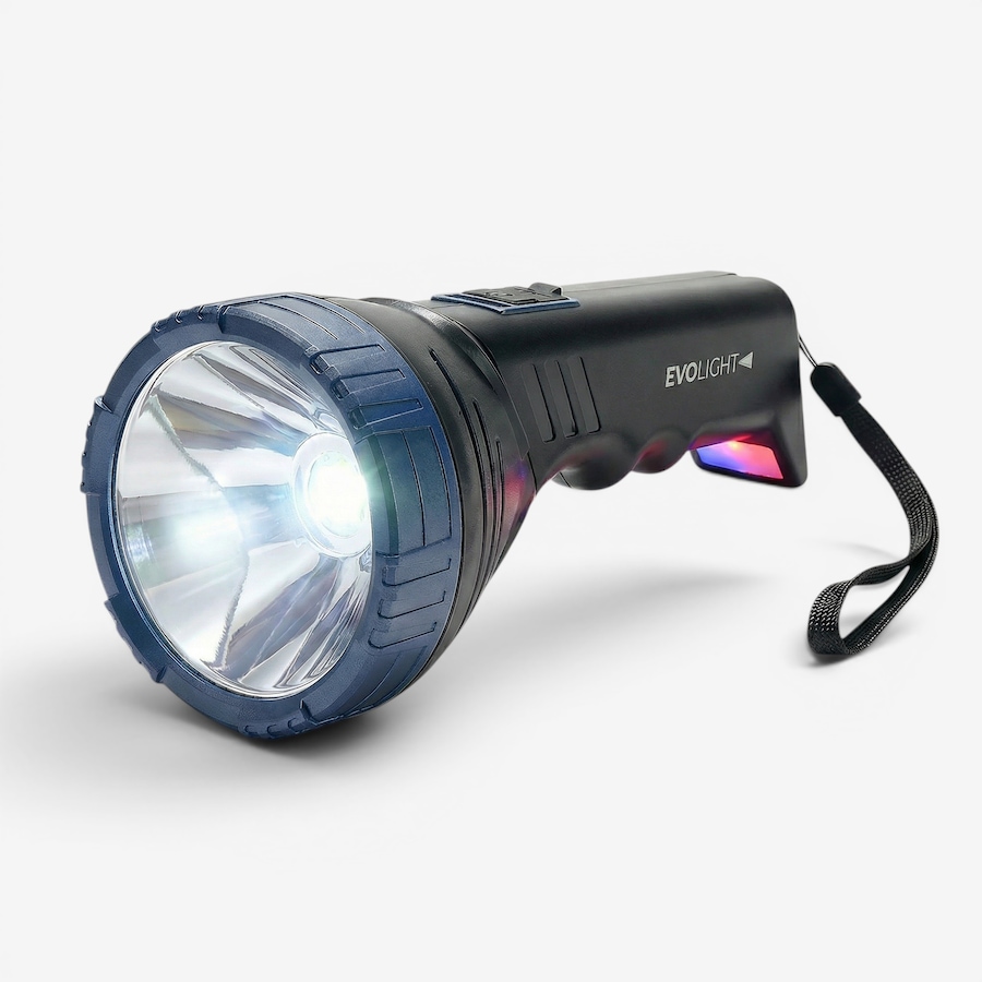 Image 702304_BLKNE.jpg, Product 702-304 / Price $49.99, EVOLight Rechargeable LED Flashlight with Built-In Power Bank from EVO on TSC.ca's Home & Garden department