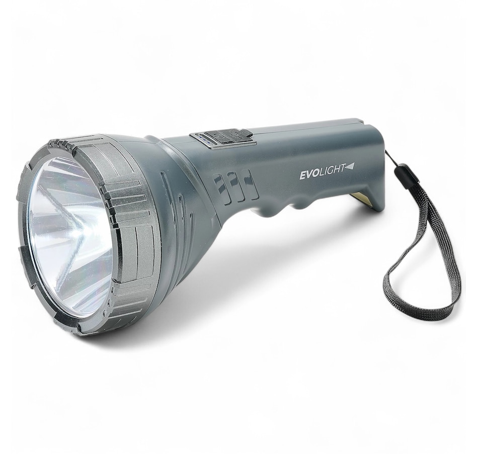 Image 702304_CHR.jpg, Product 702-304 / Price $29.99, EVOLight Rechargeable LED Flashlight with Built-In Power Bank from EVO on TSC.ca's Home & Garden department