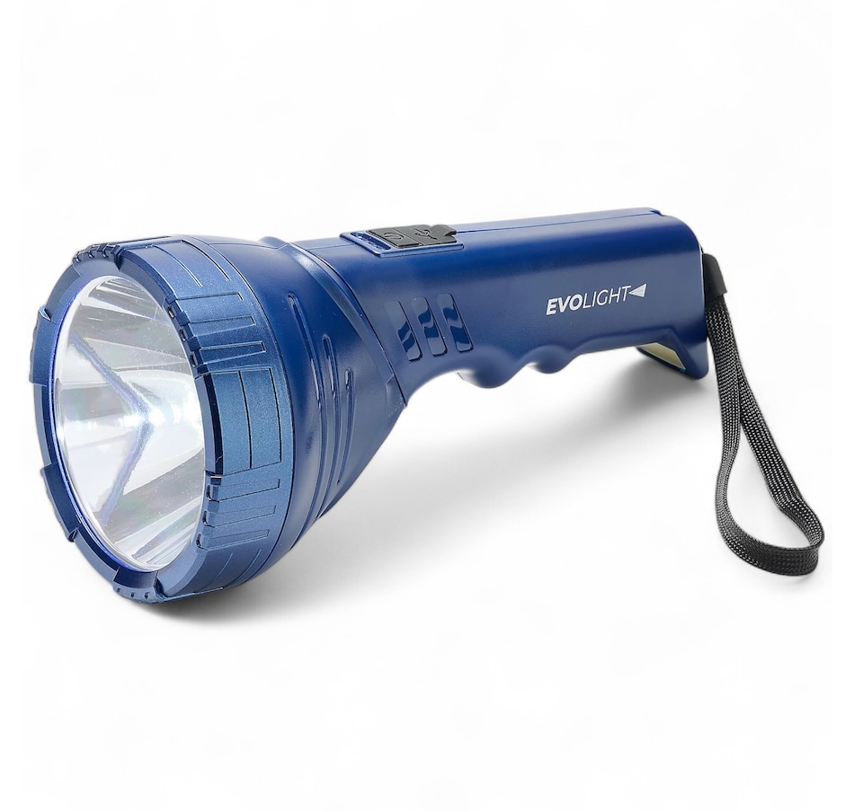 Image 702304_NVY.jpg, Product 702-304 / Price $29.99, EVOLight Rechargeable LED Flashlight with Built-In Power Bank from EVO on TSC.ca's Home & Garden department