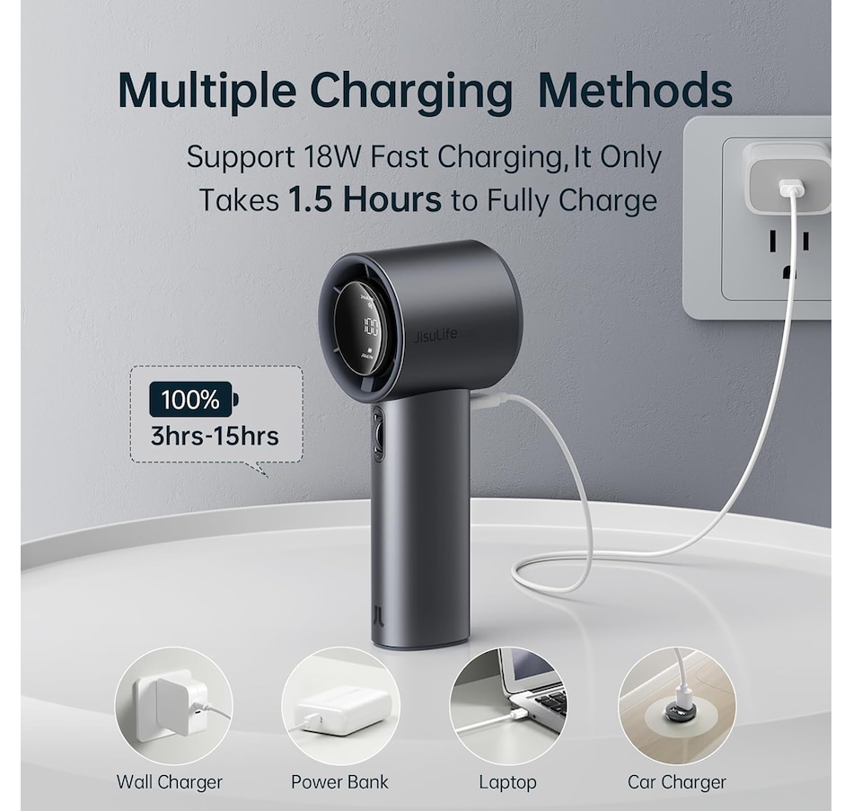 Image 702310_ALTMORE4.jpg, Product 702-310 / Price $99.99, Jisulife Handheld Fan Pro1 S from Jisulife on TSC.ca's Home & Garden department