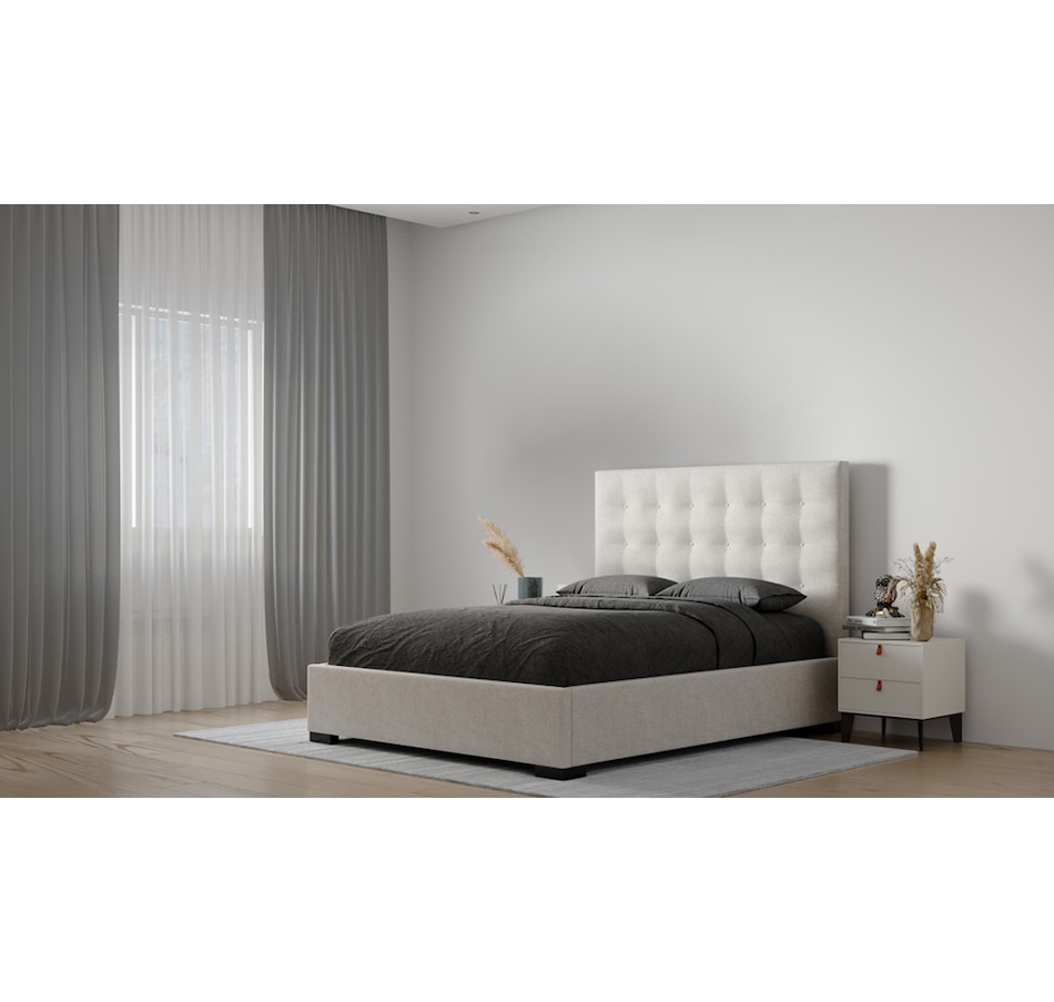 Image 702452_ALTMORE1.jpg, Product 702-452 / Price $1,614.99 - $1,852.99, Five Brothers Canadian Made Fabiola Upholstered Platform Bed from Five Brothers on TSC.ca's Home & Garden department