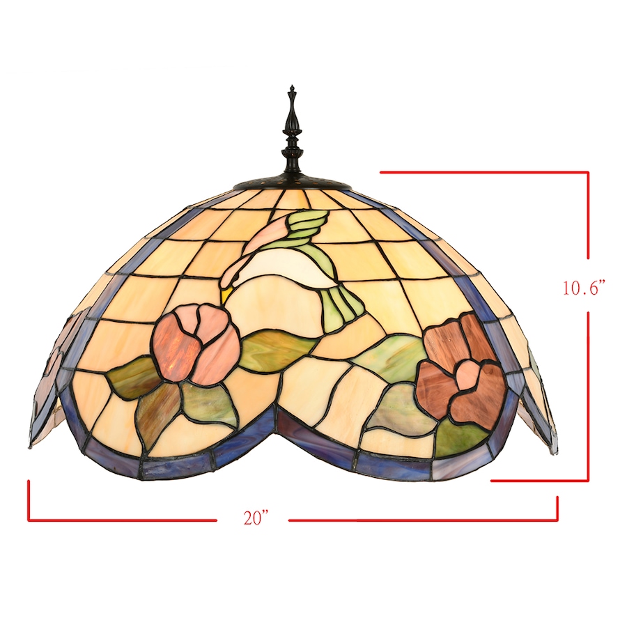 Image 702461_ALTMORE502.jpg, Product 702-461 / Price $414.00, Fine Art Lighting Tiffany Style Hummingbird Floral from Fine Art Lighting on TSC.ca's Home & Garden department