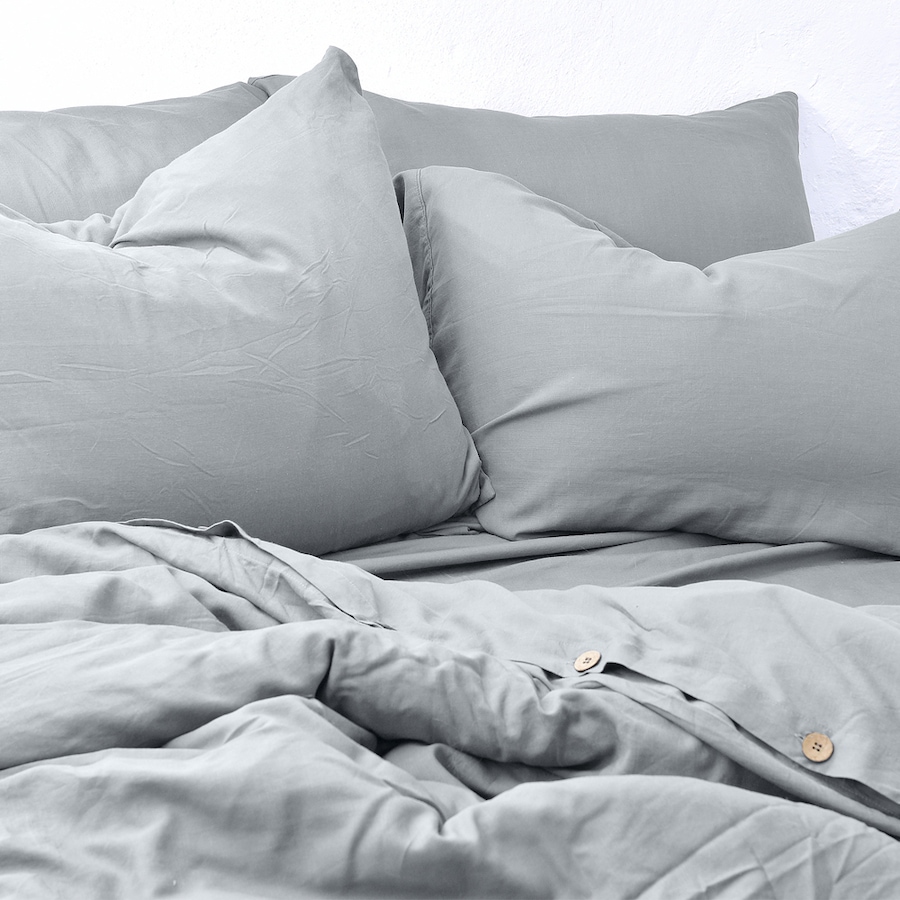 Image 702466_GRY.jpg, Product 702-466 / Price $115.99 - $139.99, New Seasons Collection 3-Piece Bamboo and Linen Duvet Cover Set from New Seasons Collection on TSC.ca's Home & Garden department