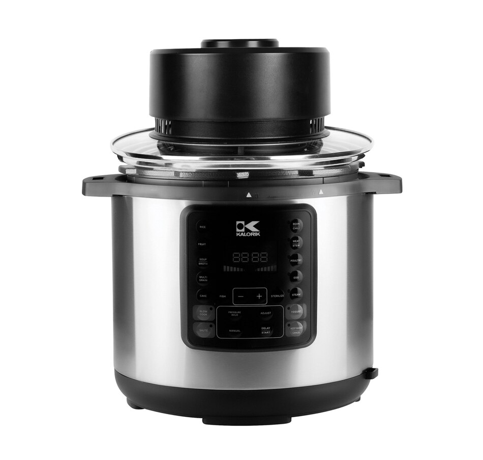 Kitchen Small Appliances Fryers Kalorik Digital Air Fryer Lid