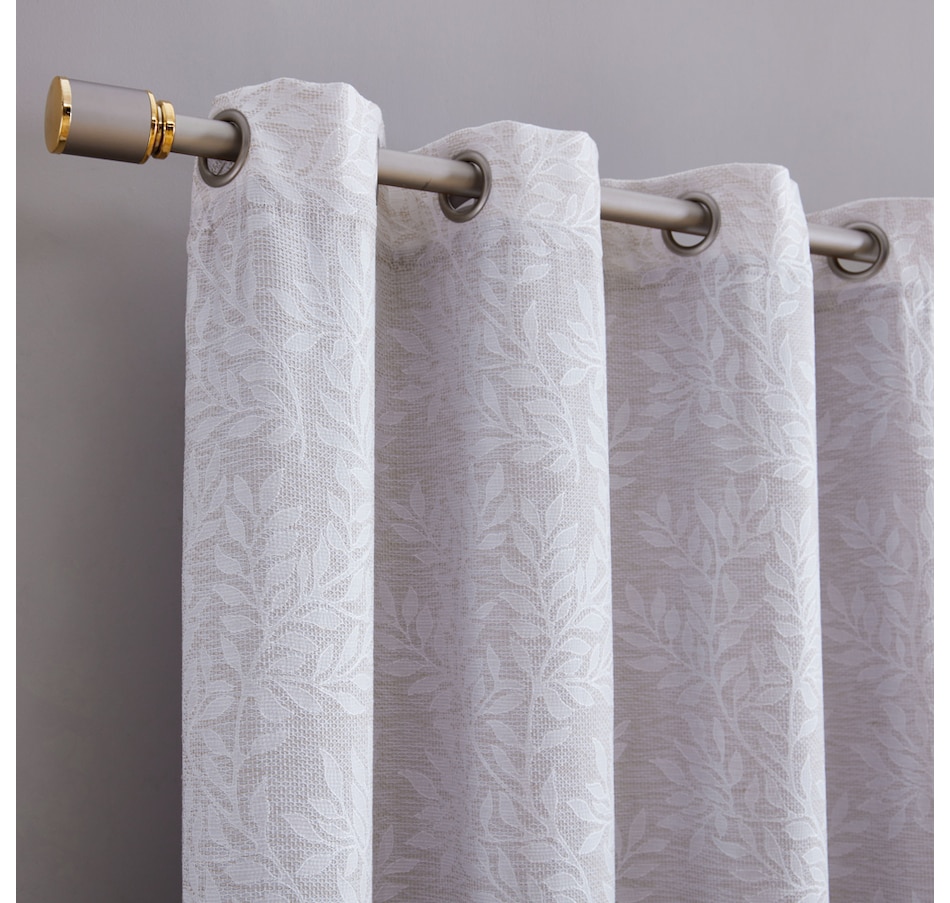 Image 702521_ALTMORE2.jpg, Product 702-521 / Price $28.99 - $39.99, Hudson & Main Jacquard Leaf Blackout Grommet Window Panel from Hudson & Main Bedding on TSC.ca's Home & Garden department