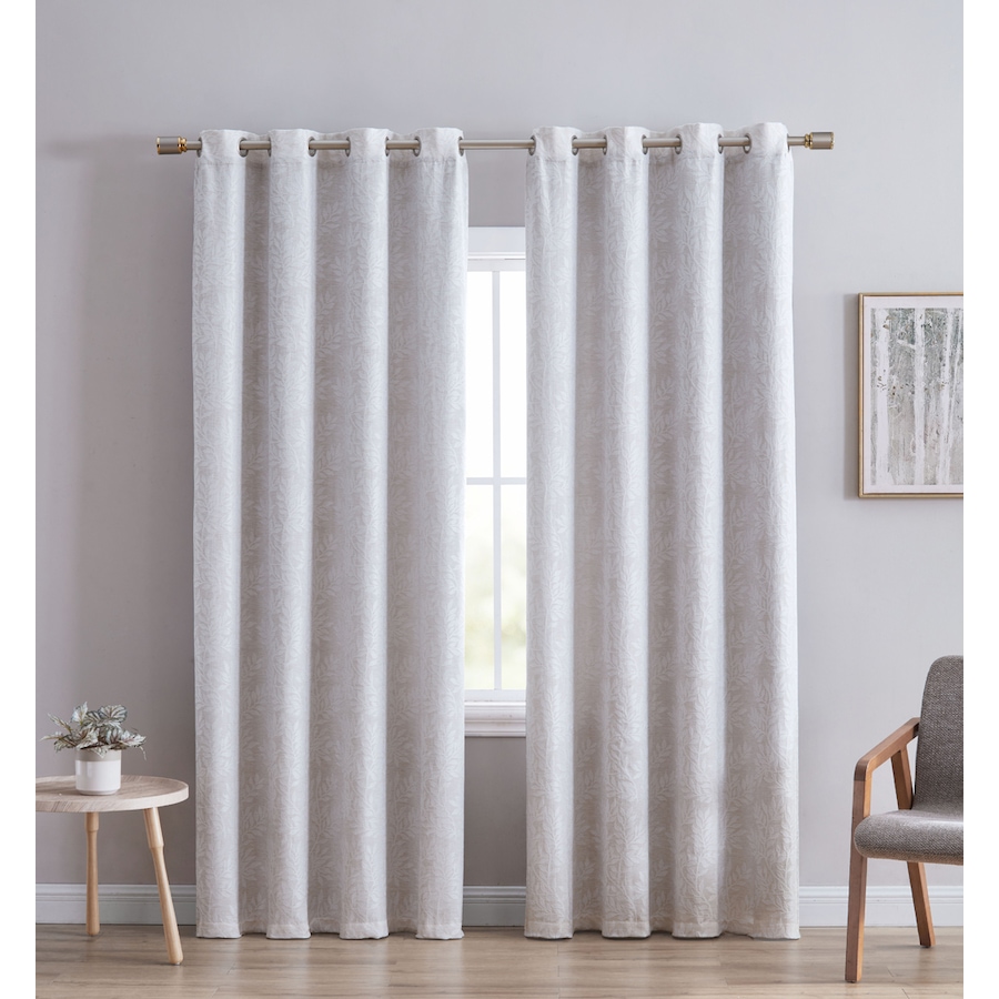 Image 702521_BGE.jpg, Product 702-521 / Price $28.99, Hudson & Main Jacquard Leaf Blackout Grommet Window Panel from Hudson & Main Bedding on TSC.ca's Home & Garden department