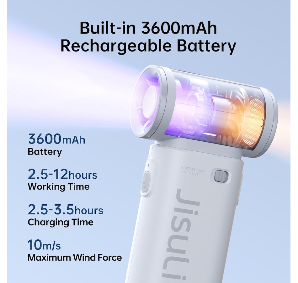 Image 702559_ALTMORE1.jpg, Product 702-559 / Price $49.99, Jisulife Handheld Fan Life9 (grey) from Jisulife on TSC.ca's Home & Garden department