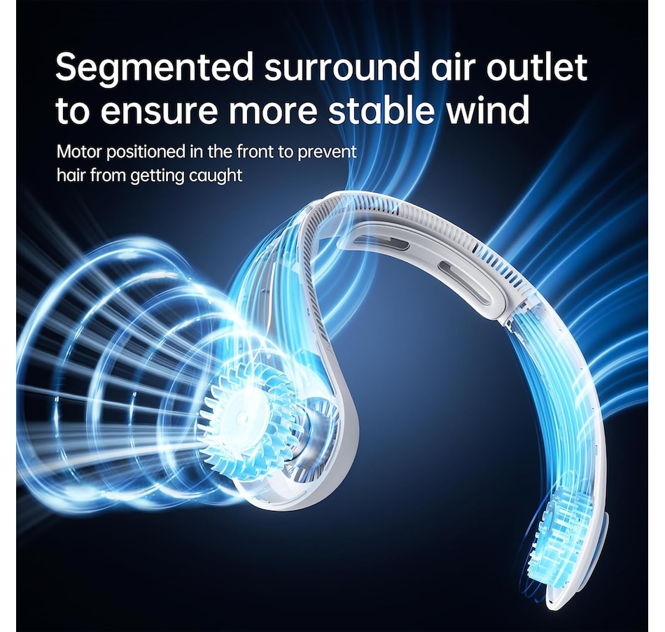Image 702560_ALTMORE2.jpg, Product 702-560 / Price $39.99, Jisulife Neck Fan Life4 from Jisulife on TSC.ca's Home & Garden department