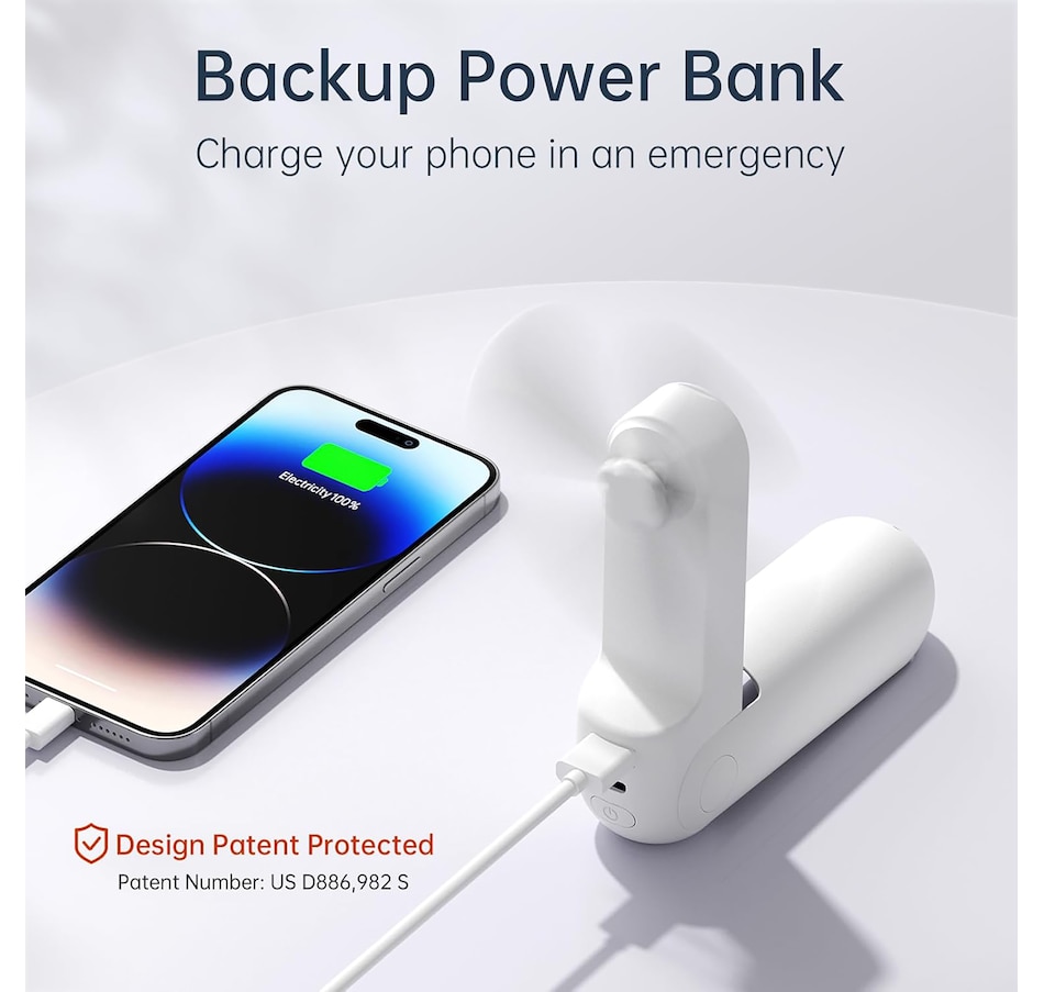 Image 702561_ALTMORE4.jpg, Product 702-561 / Price $19.99, Jisulife Handheld Fan Life8 from Jisulife on TSC.ca's Home & Garden department