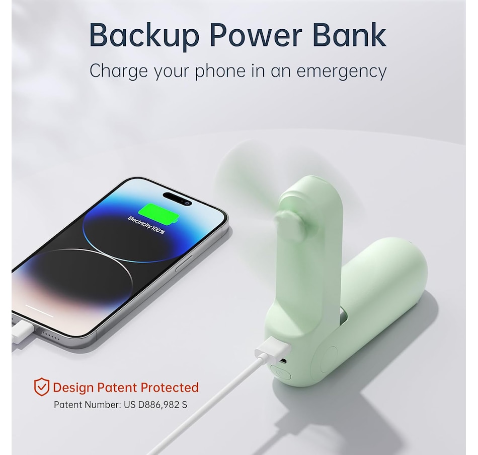 Image 702561_ALTMORE8.jpg, Product 702-561 / Price $19.99, Jisulife Handheld Fan Life8 from Jisulife on TSC.ca's Home & Garden department