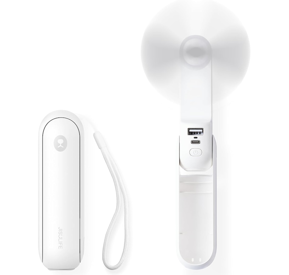 Image 702561_WHT.jpg, Product 702-561 / Price $19.99, Jisulife Handheld Fan Life8 from Jisulife on TSC.ca's Home & Garden department