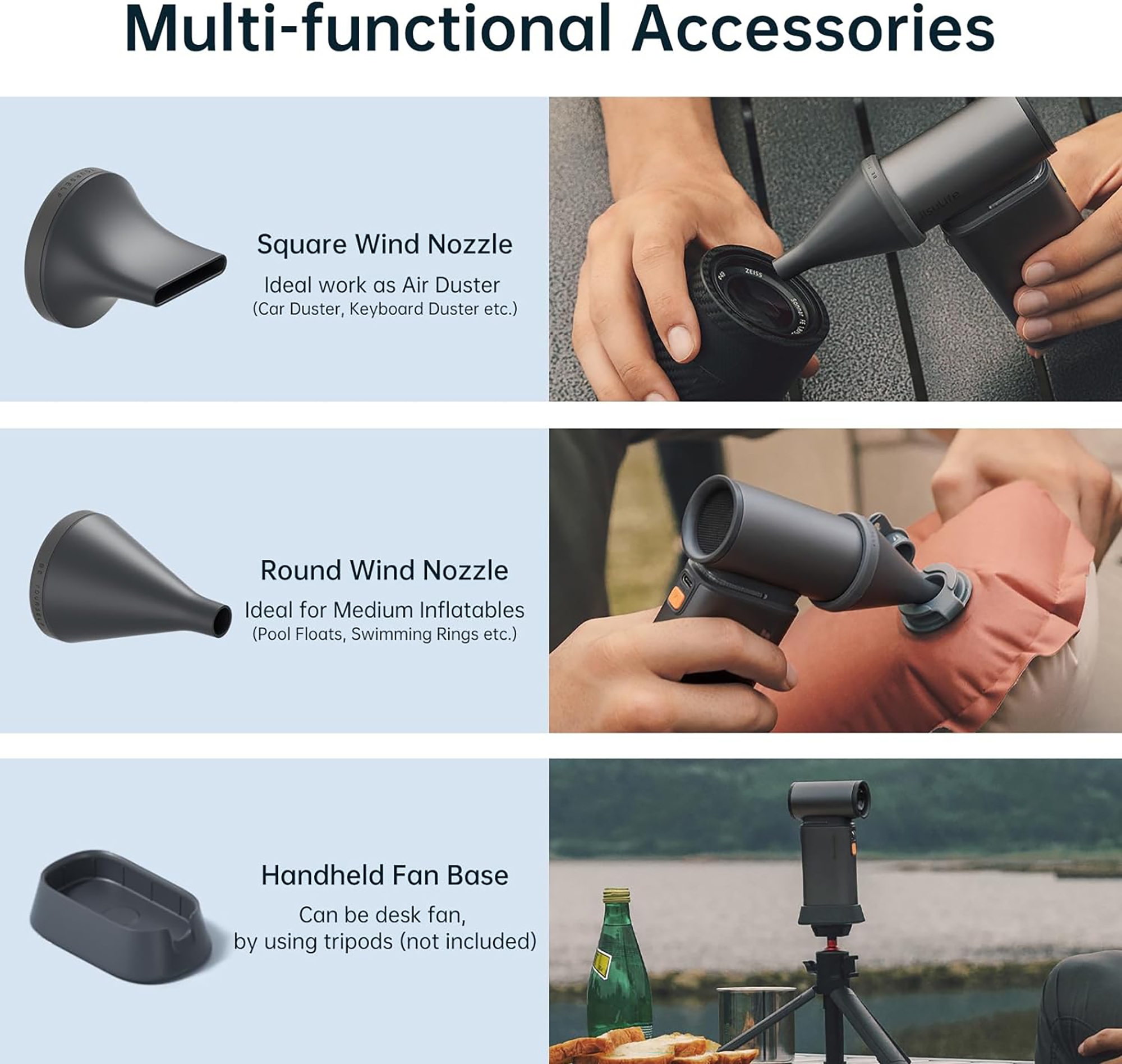 Jisulife Handheld Fan Ultra1 (dark grey) - TSC.ca