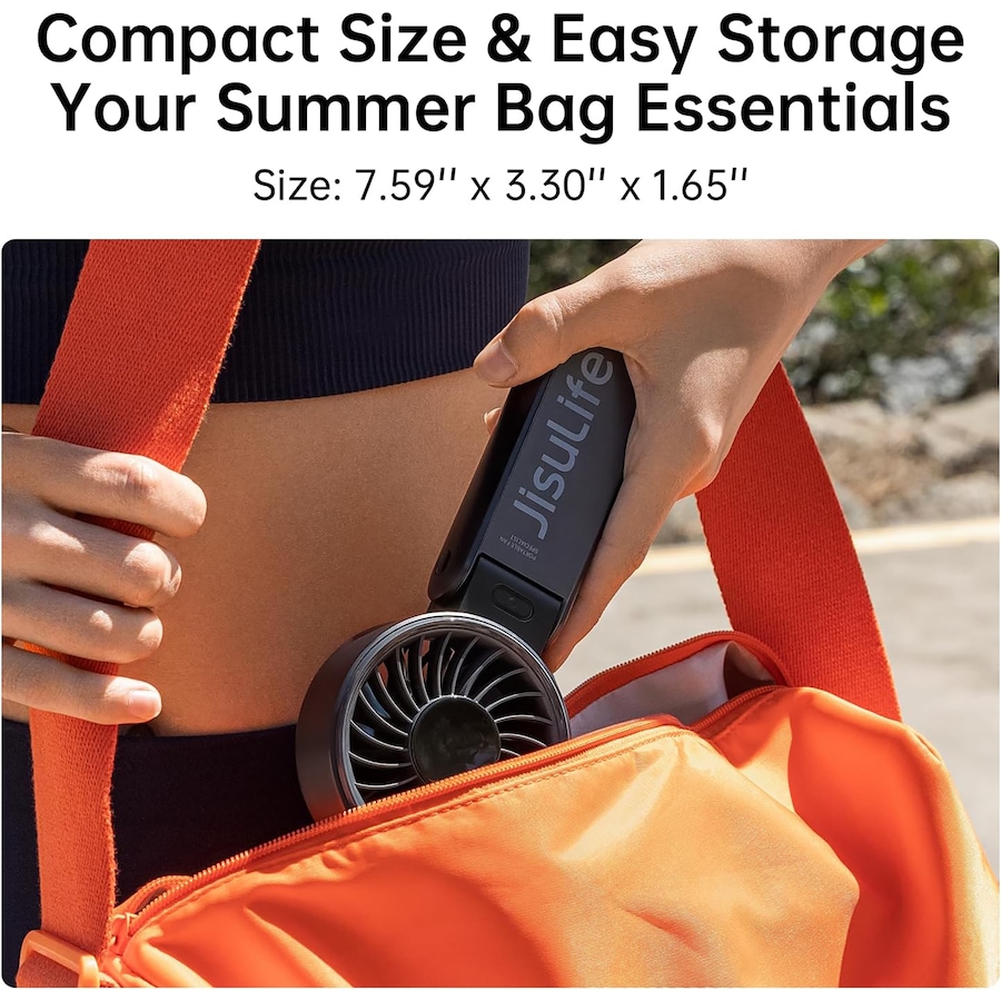 Image 702565_ALTMORE7.jpg, Product 702-565 / Price $33.99, Jisulife Handheld Fan Life7 (black) from Jisulife on TSC.ca's Home & Garden department