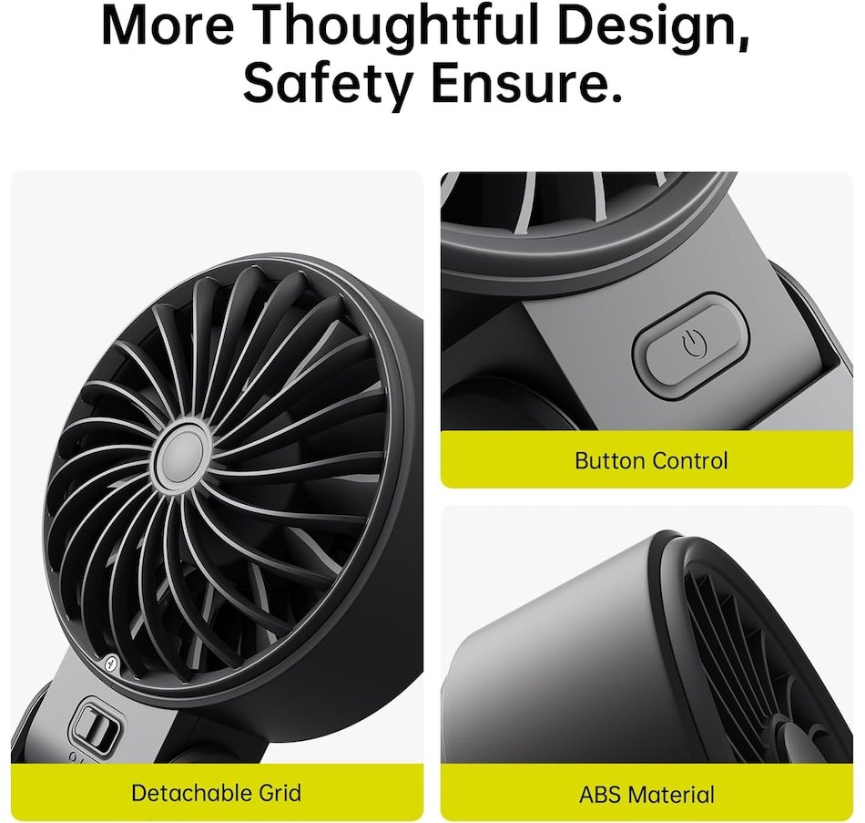 Image 702565_ALTMORE8.jpg, Product 702-565 / Price $33.99, Jisulife Handheld Fan Life7 (black) from Jisulife on TSC.ca's Home & Garden department