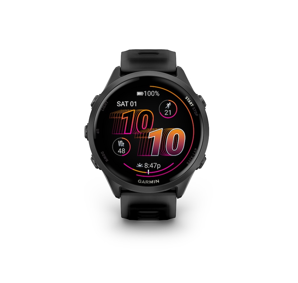Image 702575_ALTMORE1.jpg, Product 702-575 / Price $799.99, Garmin Forerunner 570 GPS 47-mm Smartwatch (slate grey aluminum bezel with translucent black/black band) from Garmin on TSC.ca's Electronics department