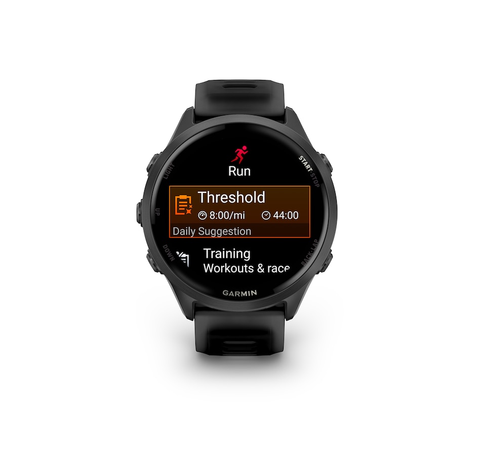 Image 702575_ALTMORE2.jpg, Product 702-575 / Price $799.99, Garmin Forerunner 570 GPS 47-mm Smartwatch (slate grey aluminum bezel with translucent black/black band) from Garmin on TSC.ca's Electronics department