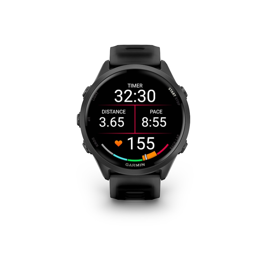Image 702575_ALTMORE3.jpg, Product 702-575 / Price $799.99, Garmin Forerunner 570 GPS 47-mm Smartwatch (slate grey aluminum bezel with translucent black/black band) from Garmin on TSC.ca's Electronics department