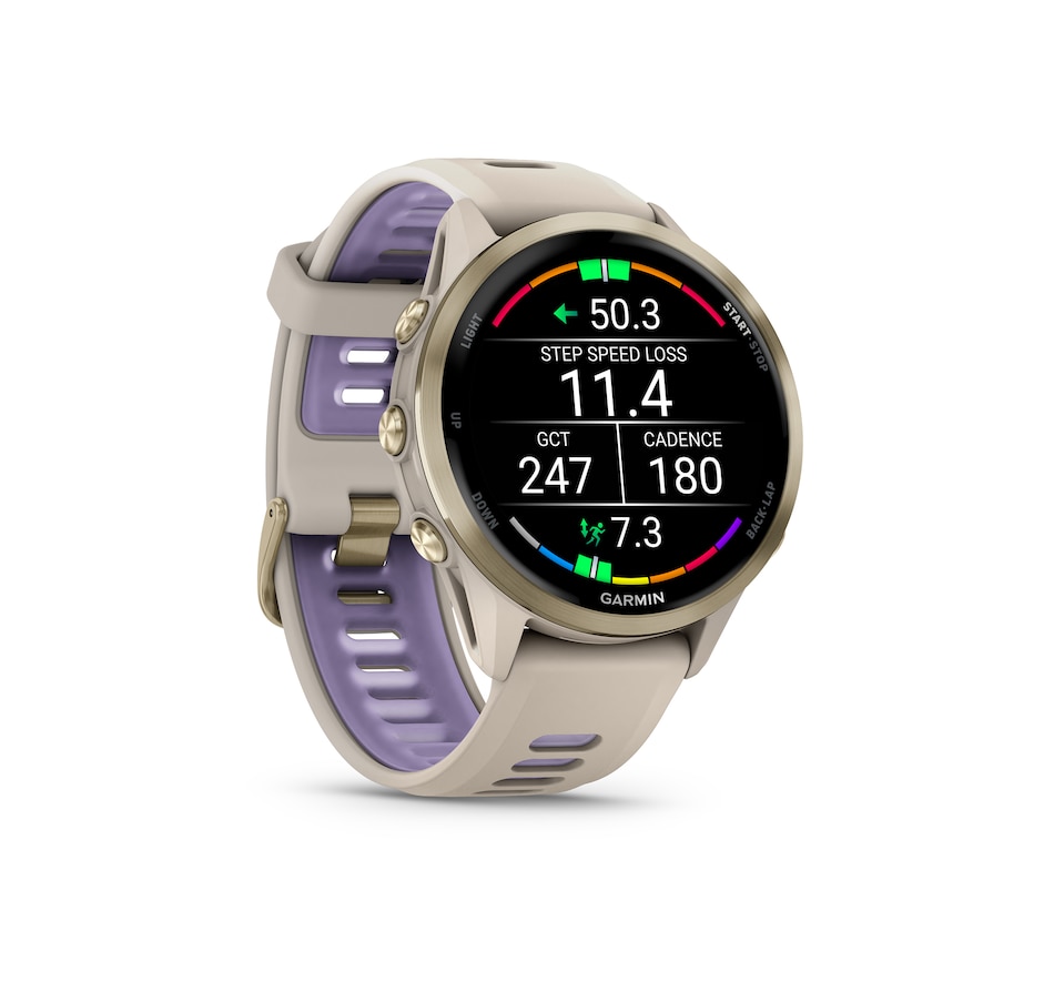 Image 702576_ALTMORE16.jpg, Product 702-576 / Price $1,099.99, Garmin Forerunner 970 GPS Smartwatch (carbon grey DLC titanium with black case and black/translucent whitestone band) from Garmin on TSC.ca's Electronics department