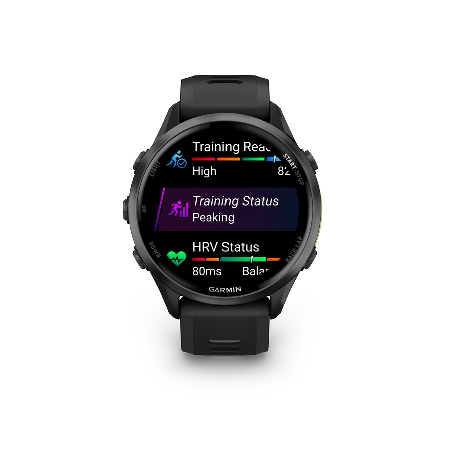 Image 702576_ALTMORE2.jpg, Product 702-576 / Price $1,099.99, Garmin Forerunner 970 GPS Smartwatch (carbon grey DLC titanium with black case and black/translucent whitestone band) from Garmin on TSC.ca's Electronics department