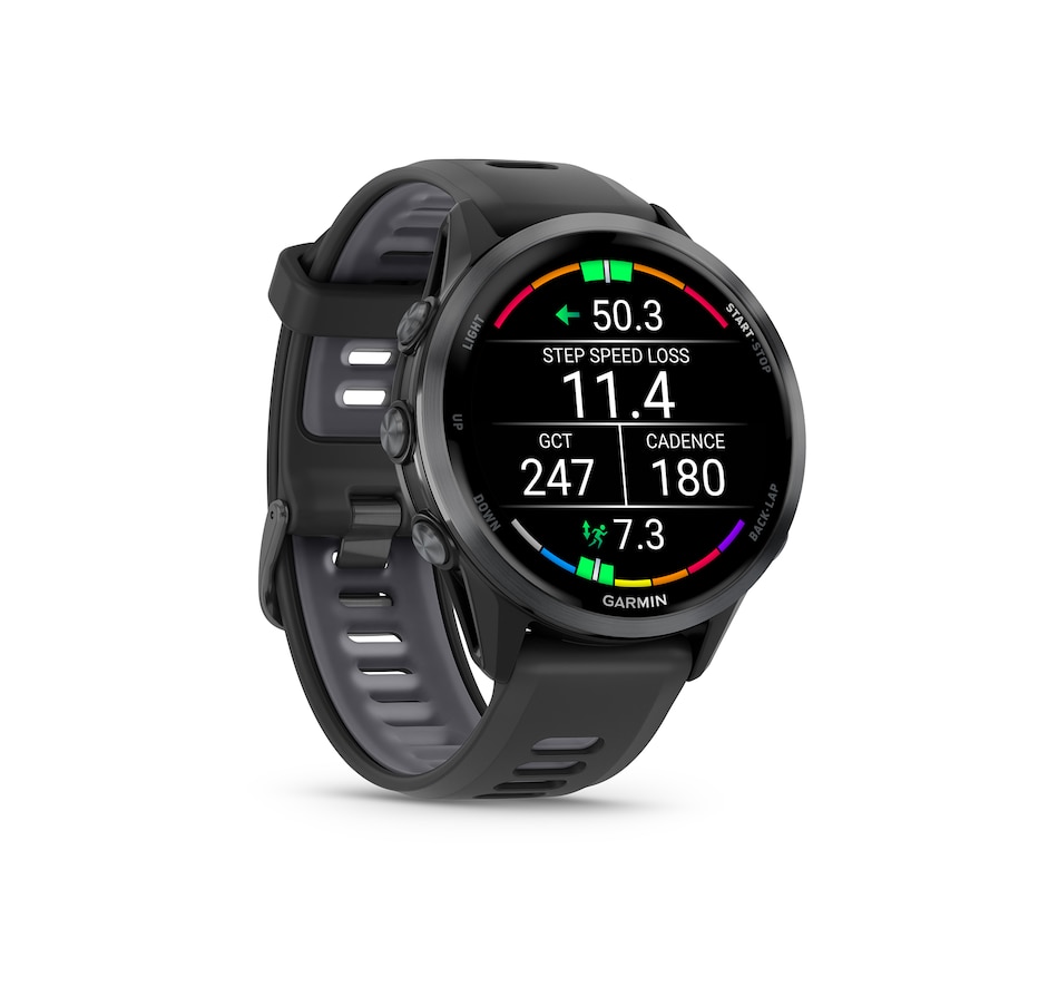Image 702576_ALTMORE5.jpg, Product 702-576 / Price $1,099.99, Garmin Forerunner 970 GPS Smartwatch (carbon grey DLC titanium with black case and black/translucent whitestone band) from Garmin on TSC.ca's Electronics department