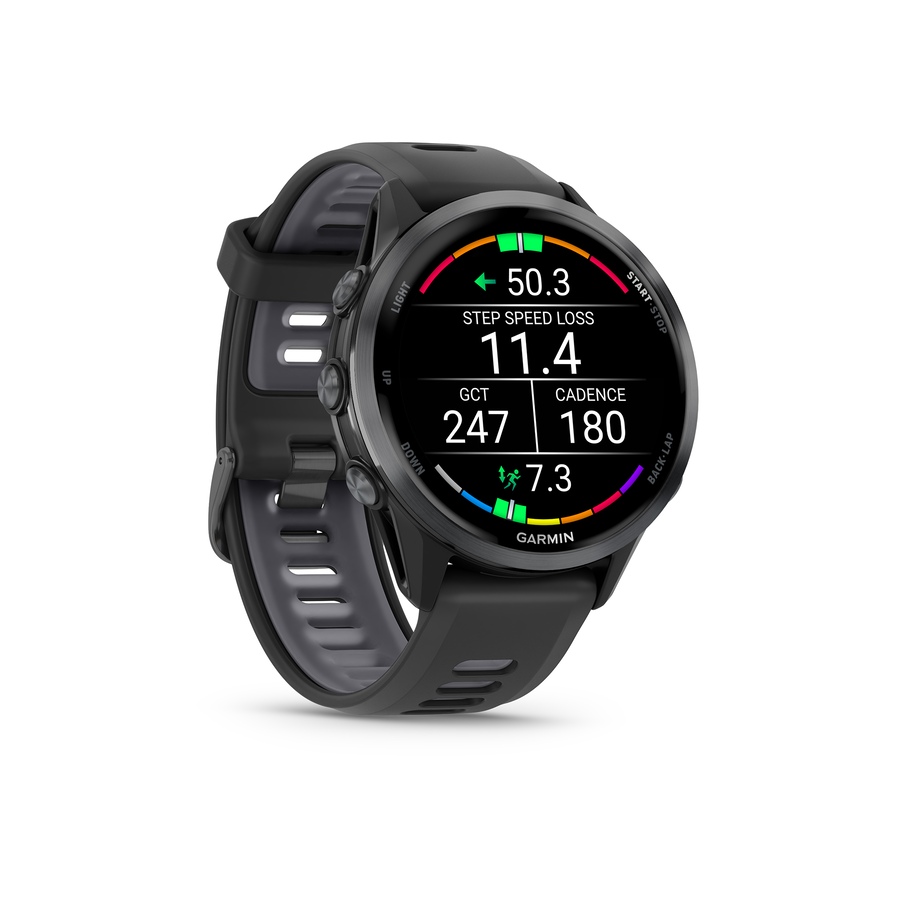 Image 702576_ALTMORE5.jpg, Product 702-576 / Price $1,099.99, Garmin Forerunner 970 GPS Smartwatch (carbon grey DLC titanium with black case and black/translucent whitestone band) from Garmin on TSC.ca's Electronics department