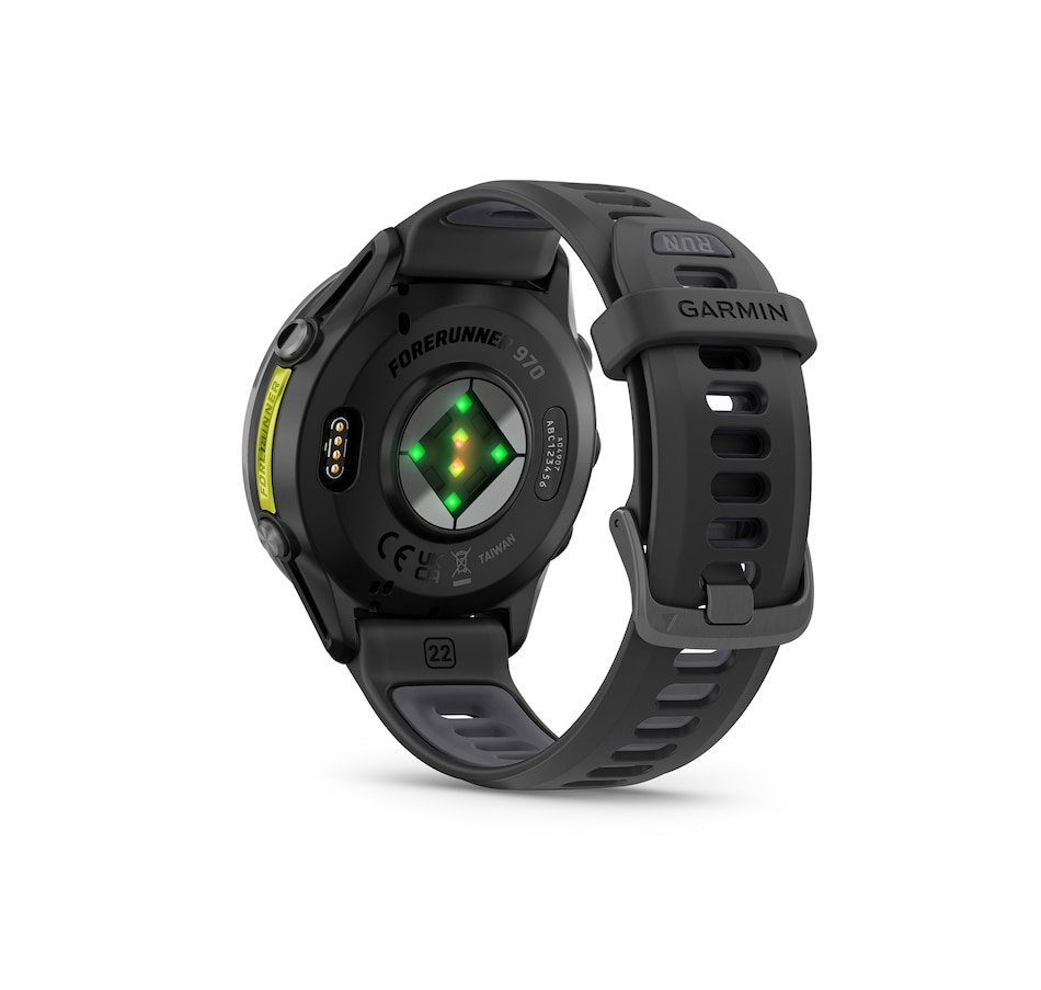 Image 702576_ALTMORE7.jpg, Product 702-576 / Price $1,099.99, Garmin Forerunner 970 GPS Smartwatch (carbon grey DLC titanium with black case and black/translucent whitestone band) from Garmin on TSC.ca's Electronics department