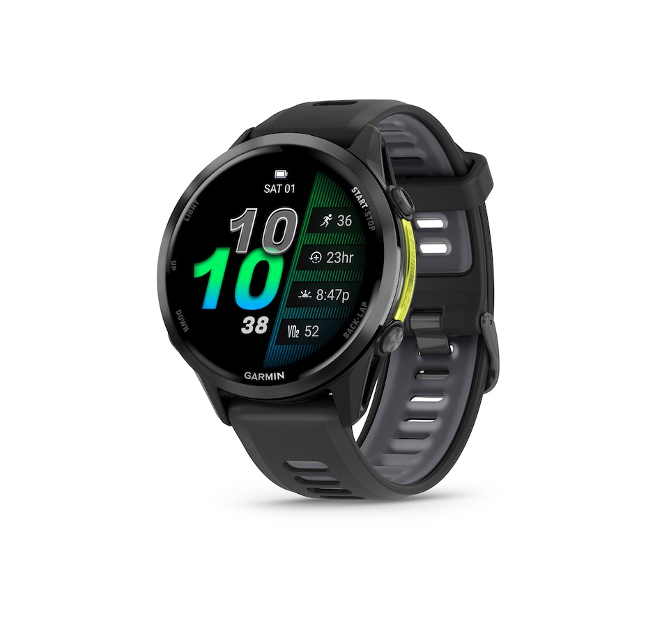 Image 702576_GRY.jpg, Product 702-576 / Price $1,099.99, Garmin Forerunner 970 GPS Smartwatch (carbon grey DLC titanium with black case and black/translucent whitestone band) from Garmin on TSC.ca's Electronics department