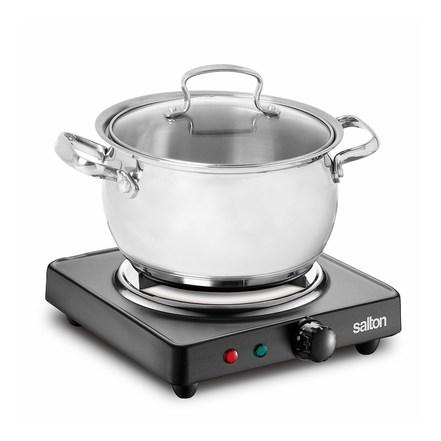 Image 702641.jpg, Product 702-641 / Price $24.99, Salton Single Burner Portable Cooktop (Black) from Salton on TSC.ca's Health & Fitness department