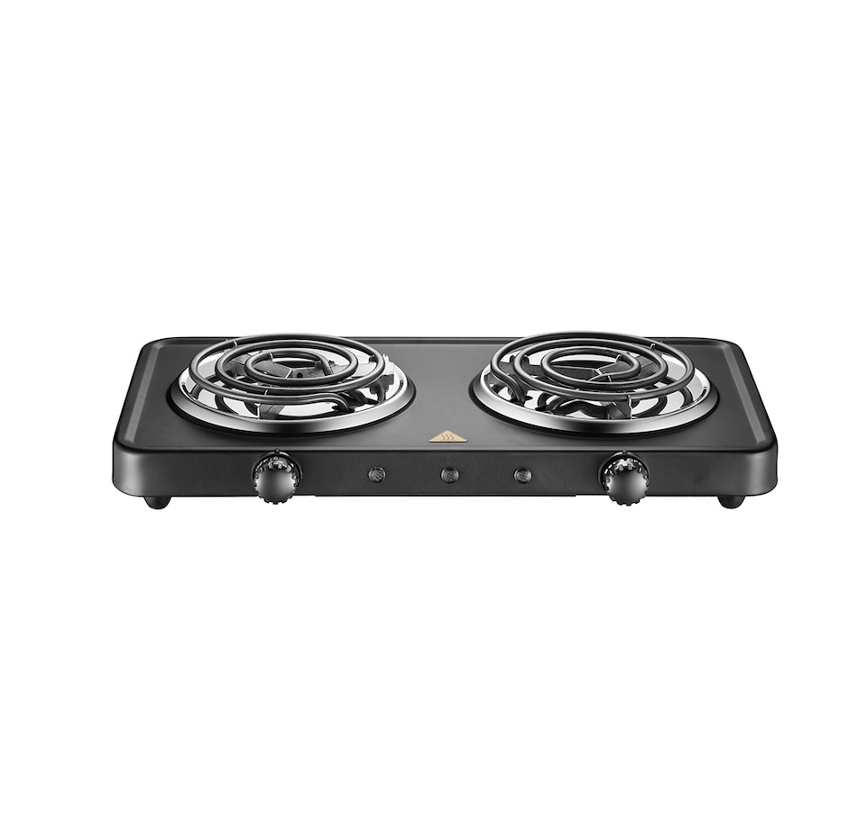 Salton Double Burner Portable Cooktop (Black)