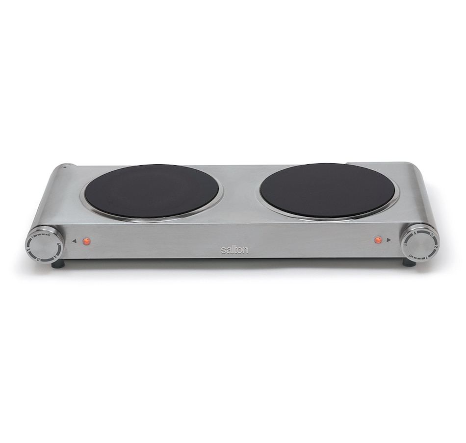 Image 702644.jpg, Product 702-644 / Price $129.99, Salton Double Burner Infrared Cooktop from Salton on TSC.ca's Health & Fitness department