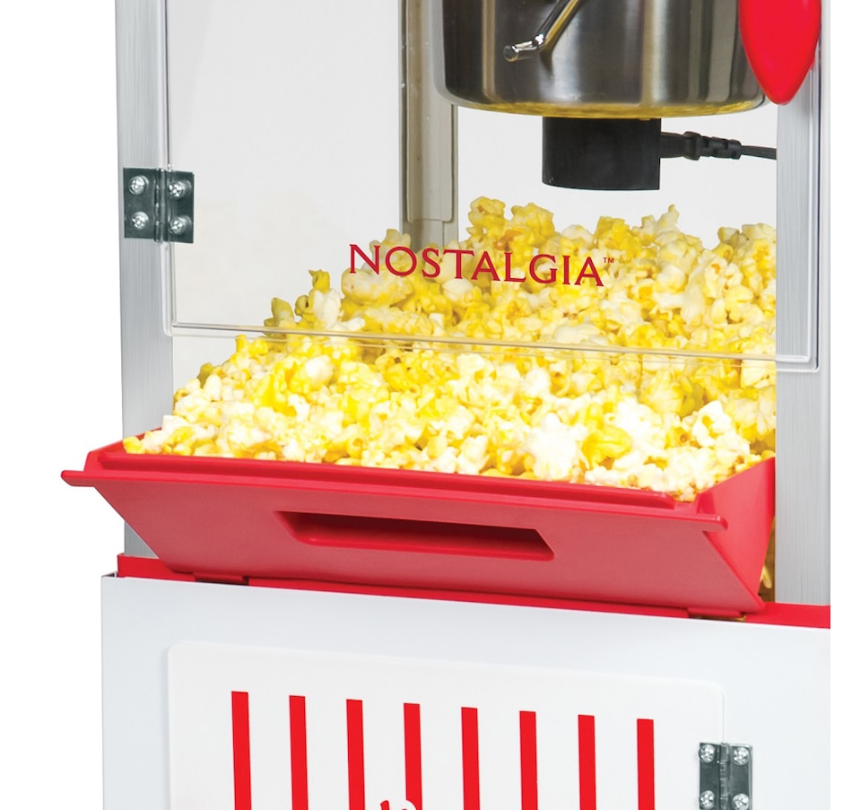 Image 702746_ALTMORE1.jpg, Product 702-746 / Price $241.99, Nostalgia 2.5-oz Popcorn Cart (white and red) from Nostalgia on TSC.ca's Kitchen department