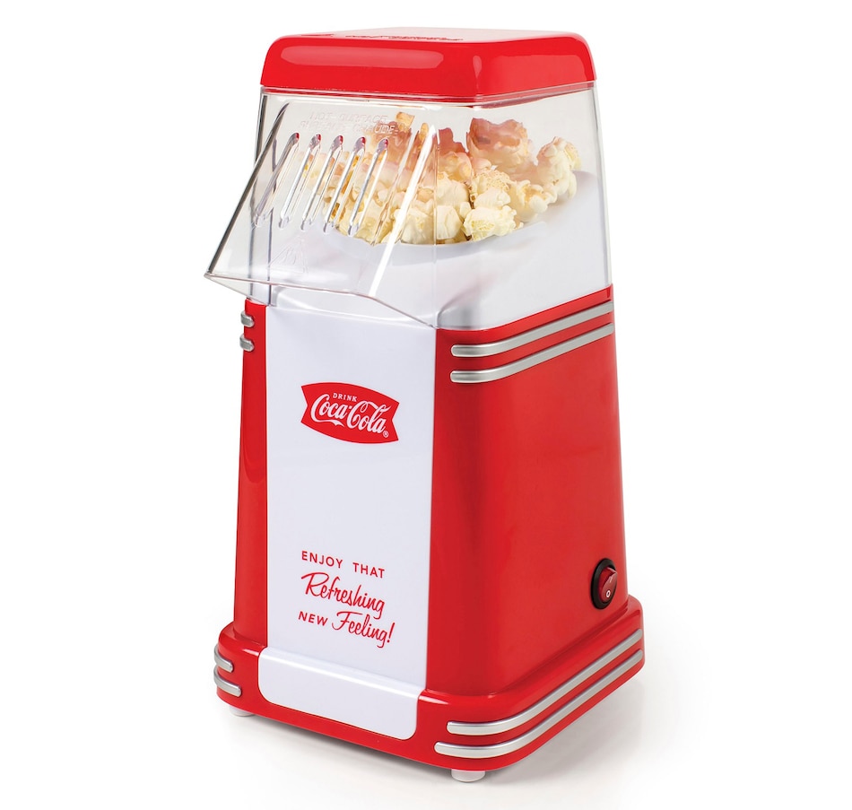 Image 702750.jpg, Product 702-750 / Price $36.99, Coca-Cola 8-Cup Old-Fashioned Hot Air Popcorn Maker from Nostalgia on TSC.ca's Kitchen department