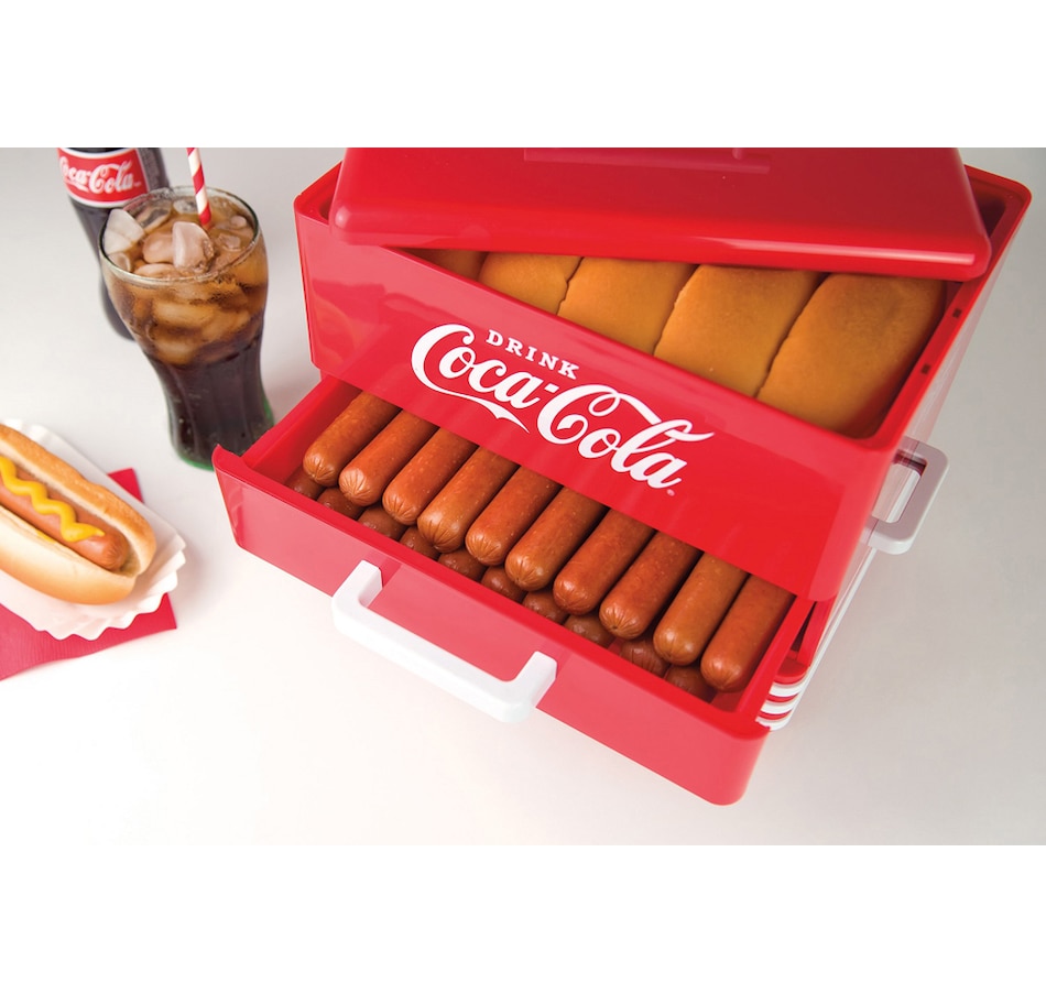 Image 702760_ALTMORE1.jpg, Product 702-760 / Price $73.99, Coca-Cola Hot Dog Steamer from Nostalgia on TSC.ca's Kitchen department