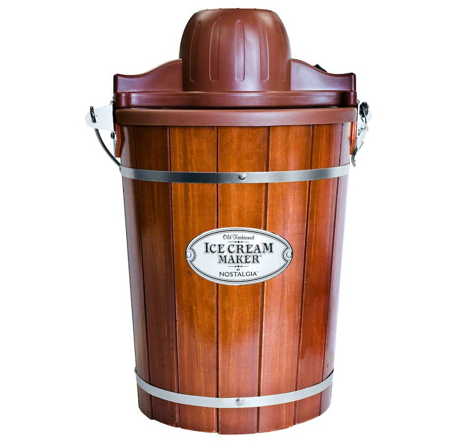Image 702774.jpg, Product 702-774 / Price $157.99, Nostalgia 6-Quart Ice Cream Maker - Wood Slatted Bucket from Nostalgia on TSC.ca's Kitchen department