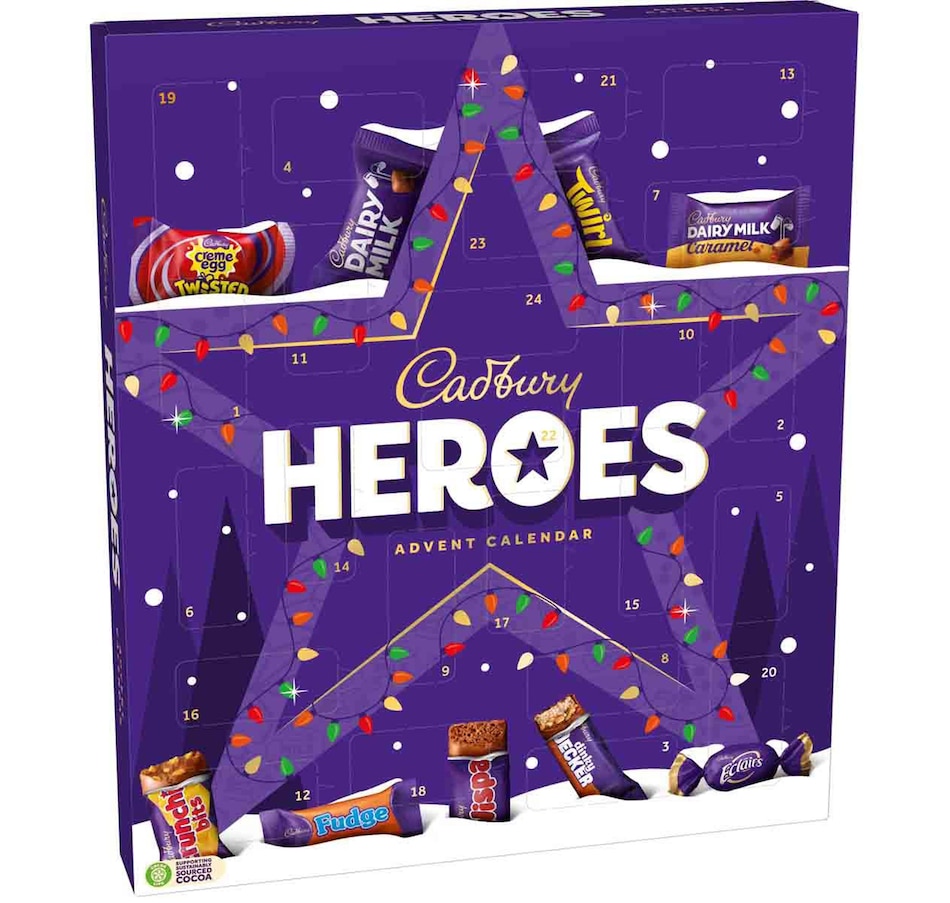 Image 702830_ALTMORE1.jpg, Product 702-830 / Price $25.99, Cadbury UK Heroes Advent Calendar from Cadbury on TSC.ca's Kitchen department