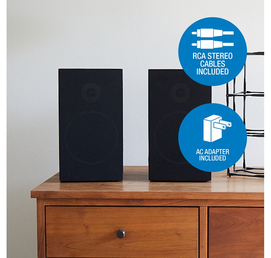 Image 703124_ALTMORE6.jpg, Product 703-124 / Price $129.99, iLive Dual Desktop Bluetooth Speakers (ISB1400B) from iLive on TSC.ca's Electronics department